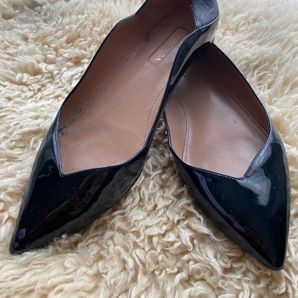 Aquazzura zen patent leather black flats 36.5 - Picture 3 of 13